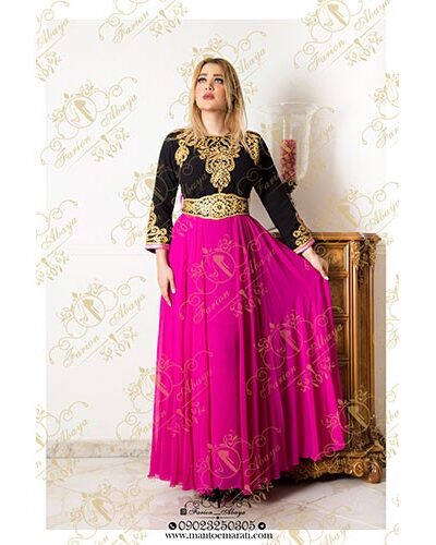 لباس عربی رنگی