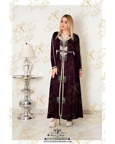 مانتومخمل مرواریدی218