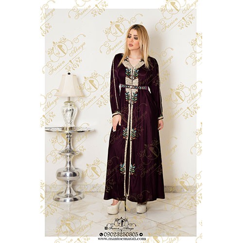 مدل لباس عربی رنگی