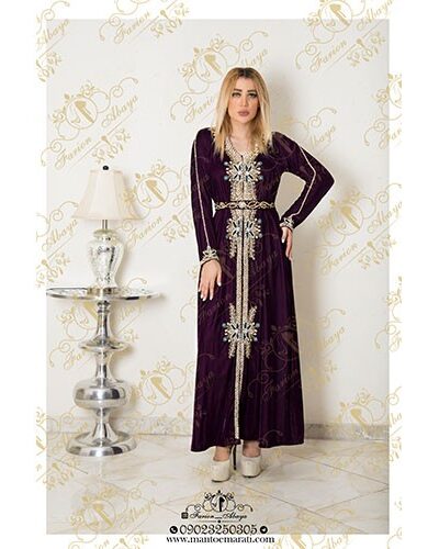 لباس مجلسی عربی رنگی