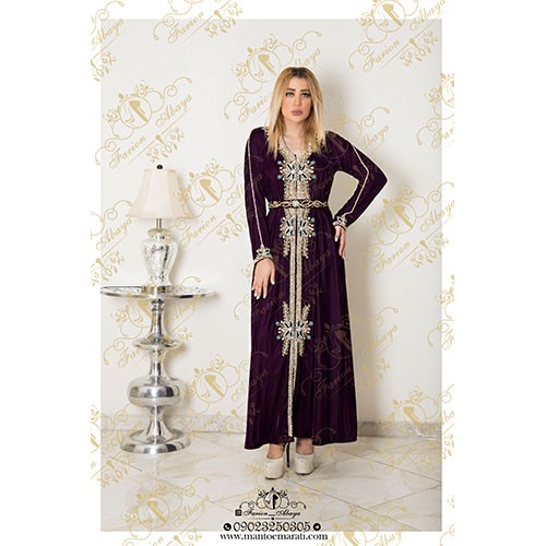 لباس مجلسی عربی رنگی