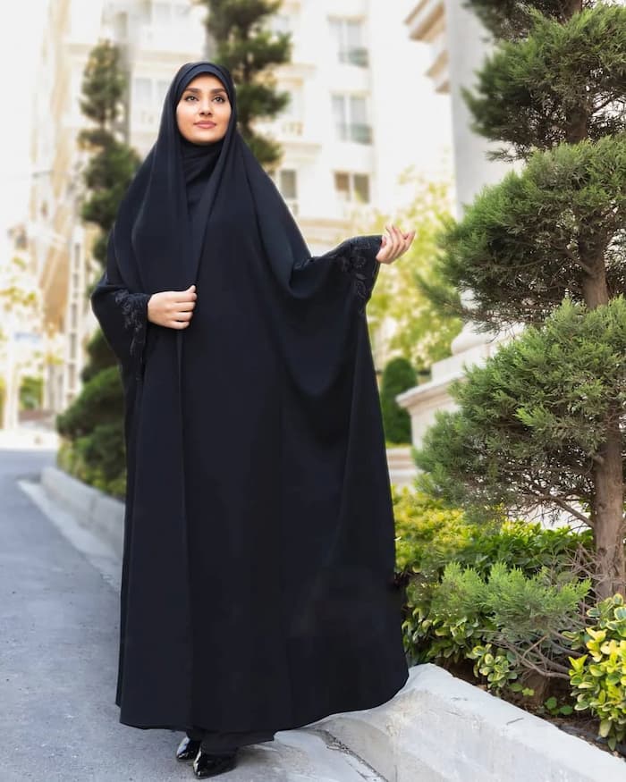 مدل چادر عبایی جده