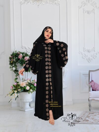 مانتوی عربی جلو باز