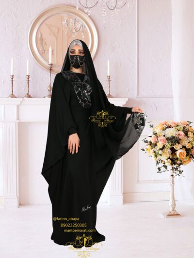 مانتو عبایی اماراتی مدل 280