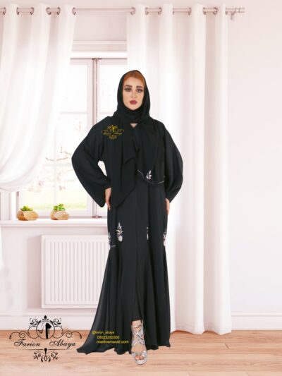 مانتو مجلسی اماراتی حریر