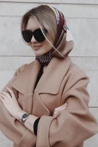 روسری کوچک با چه مانتویی ست میشه