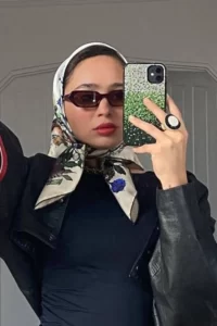 روسری کوچک با چه مانتویی ست میشه