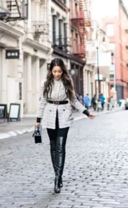 انتخاب لباس مجلسی با بوت بلند