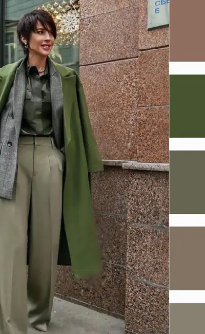 استفاده از رنگ سبز برای زمستان