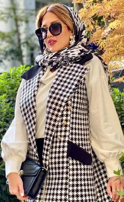 استفاده رنگ سفید و مشکی در زمستان